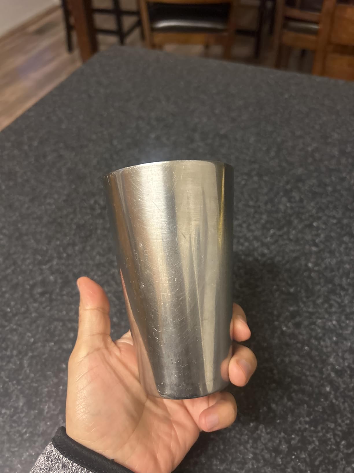 Boston Shaker by QLL, Professional Stainless Steel Cocktail Shaker Set, including 20oz Unweighted & 28oz Weighted Shaker Tins customer photo 1