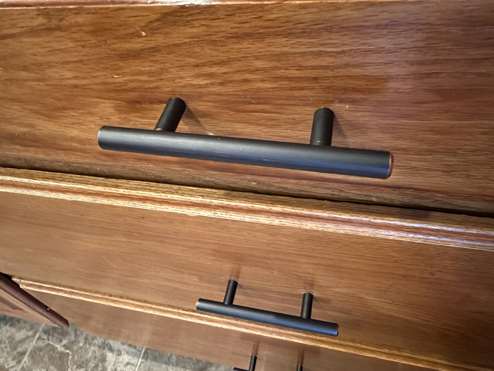Amerock | Cabinet Pull | Oil Rubbed Bronze | 3 inch (76 mm) Center to Center | Bar Pulls | 10 Pack | Drawer Pull | Drawer Handle | Cabinet Hardware customer photo 2