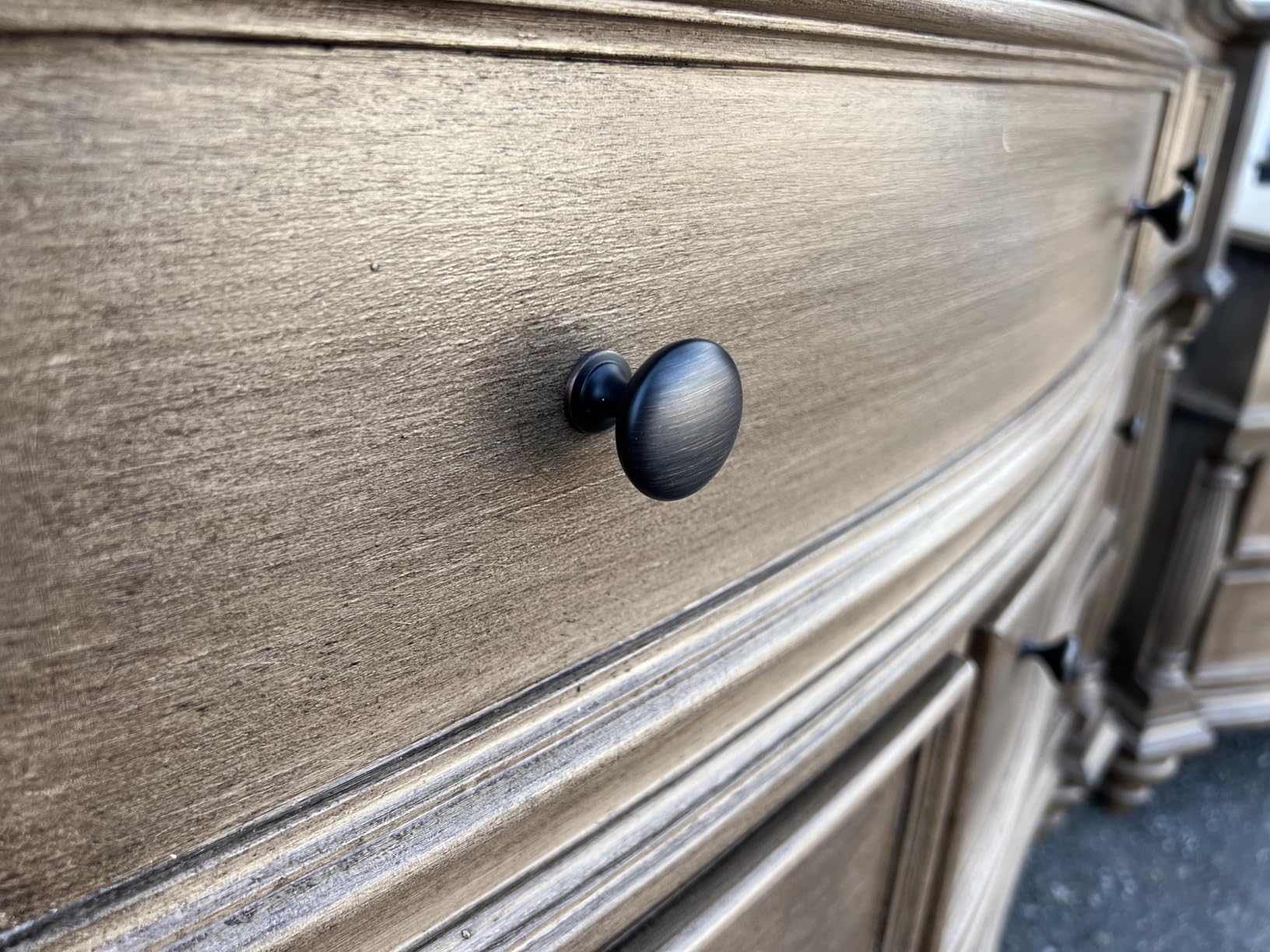 Amerock Cabinet Knob Satin Nickel 1-1/4 inch Diameter Edona Drawer Knob Cabinet Hardware Pack of 10 customer photo 1