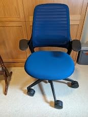 Steelcase Series 1 Office Chair - Ergonomic Work Chair with Wheels for Carpet - Helps Support Productivity - Weight-Activated Controls, Back & Arm Support - Easy Assembly - Scarlet customer photo 1
