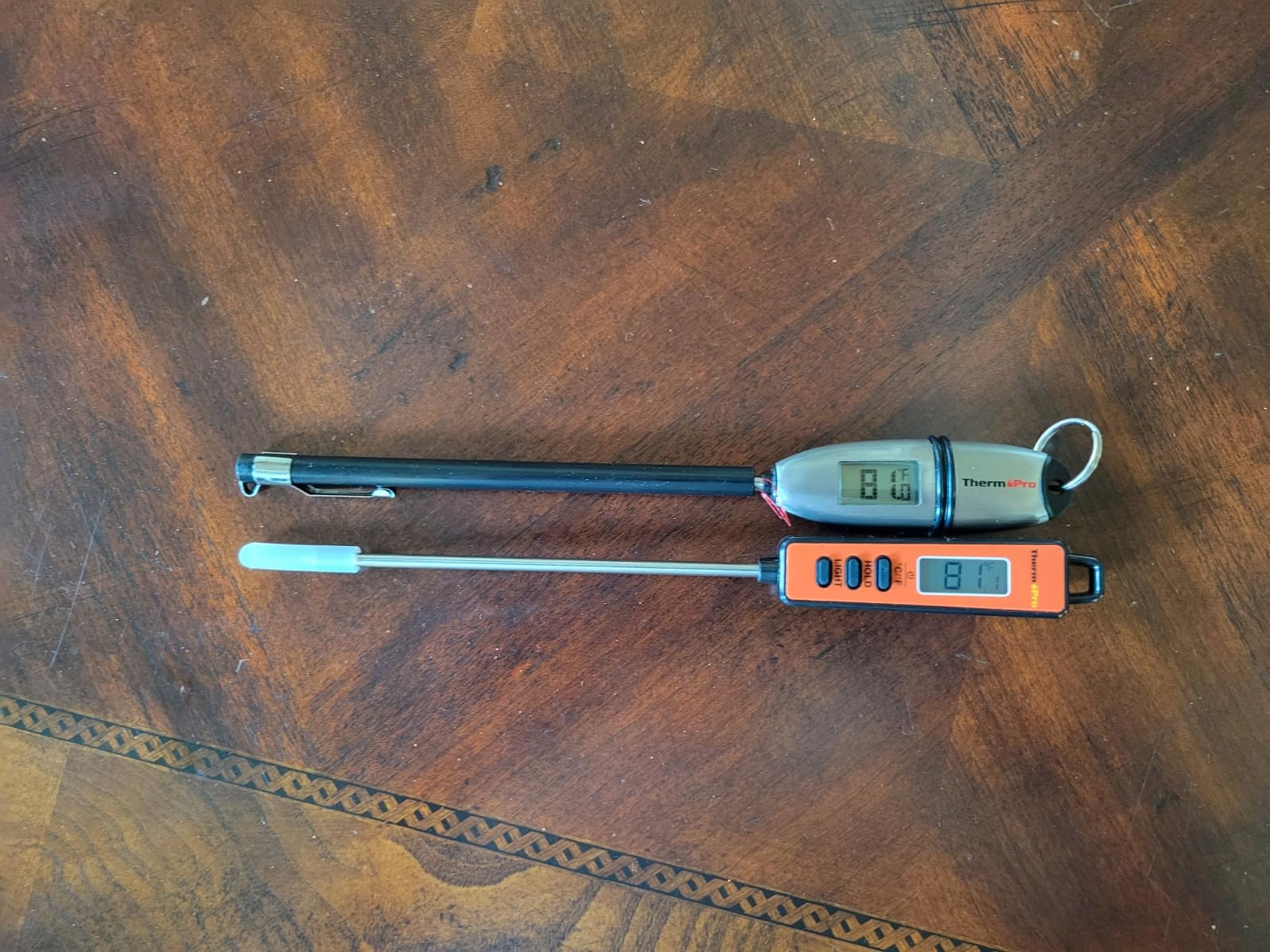 TempPro TP01A Digital Meat Thermometer for Cooking Candle Liquid Deep Frying Oil Candy, Kitchen Food Instant Read Thermometer with Super Long Probe, Backlit, Lock Function (Previously ThermoPro) customer photo 1