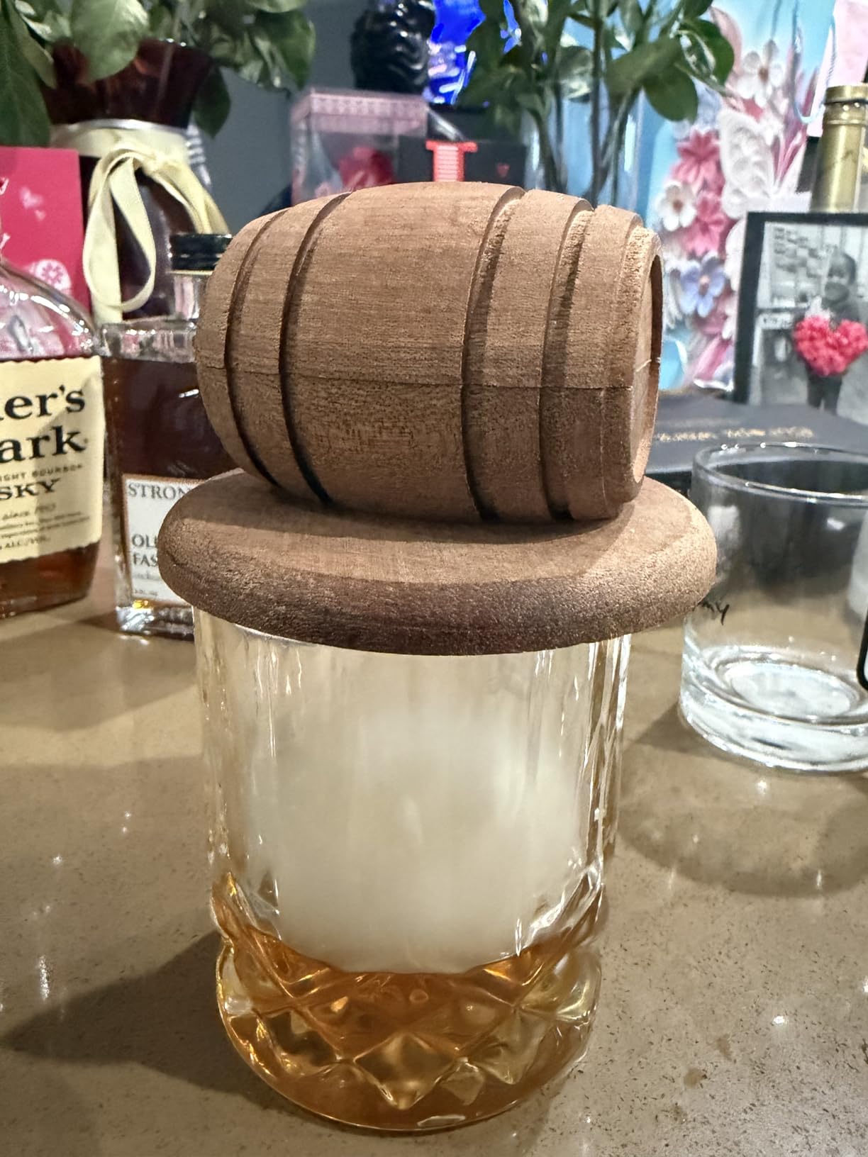 Strongwater Old Fashioned Mix - Makes 32 Cocktails - Handcrafted Old Fashioned Syrup with Bitters, Orange, Cherry, Organic Demerara Sugar - Craft Cocktail Mixer, Just Mix with Bourbon, Whiskey - 1 Pack customer photo 2