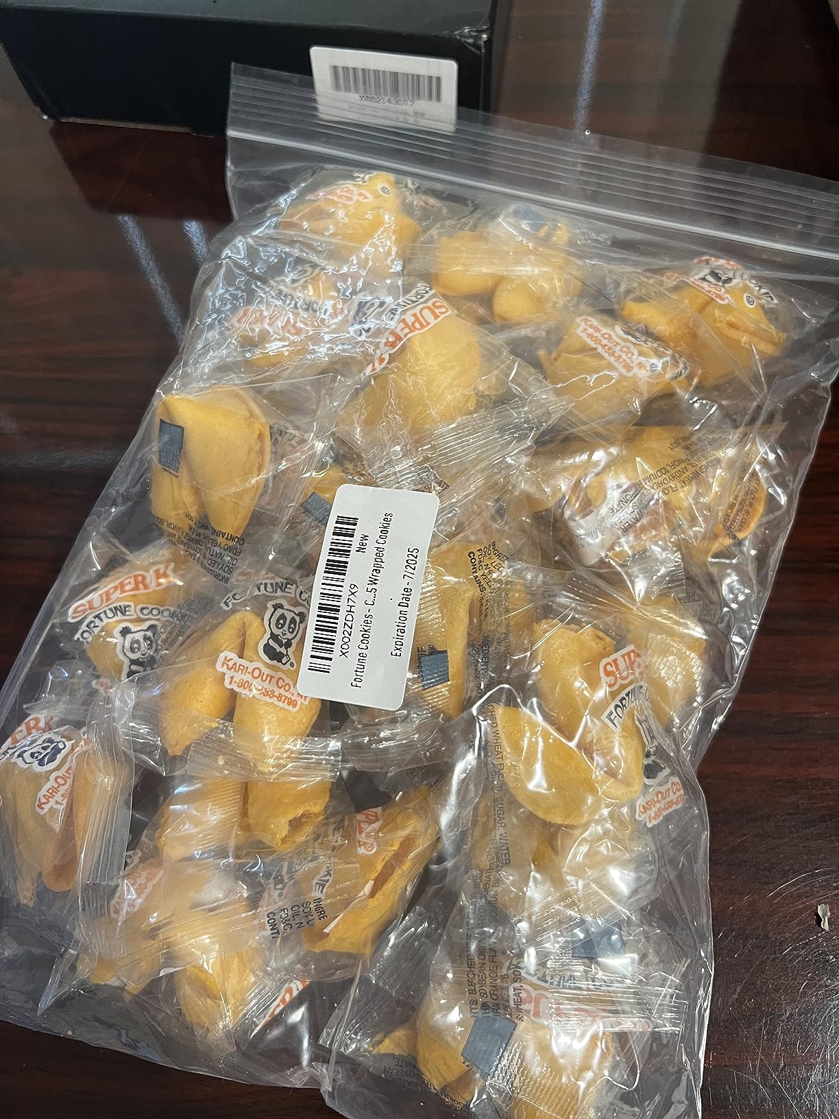 Fortune Cookies - Crisp Vanilla Cookies with Fun, Traditional Fortunes. 25 Wrapped Cookies customer photo 1