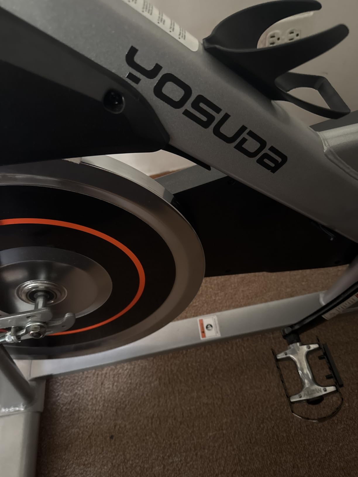 YOSUDA Exercise Bike, Magnetic Indoor Cycling Bike customer photo 1