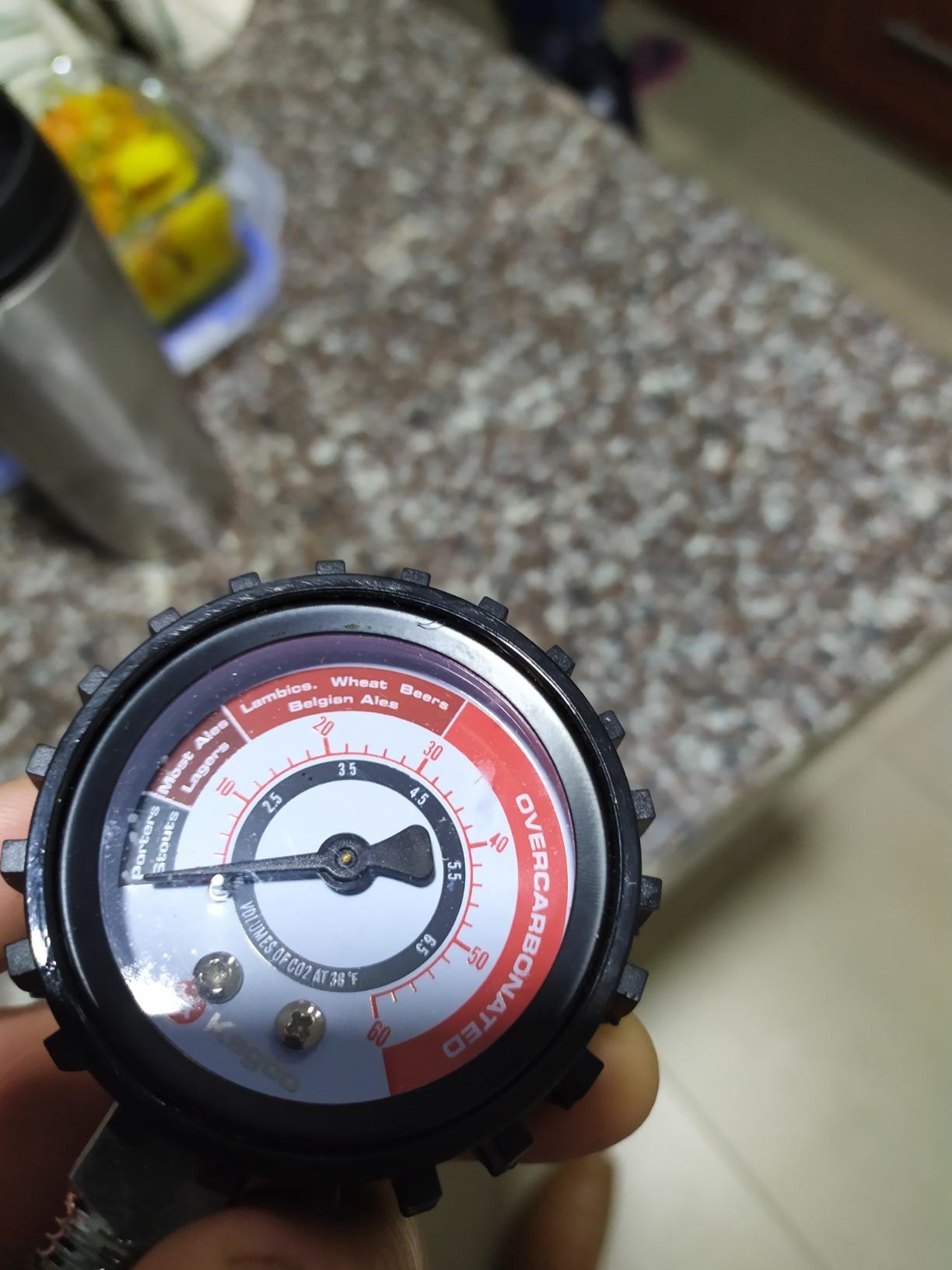 Kegco Premium Commercial Grade Double Gauge CO2 Draft Beer Regulator,Chrome, 1 Product customer photo 2