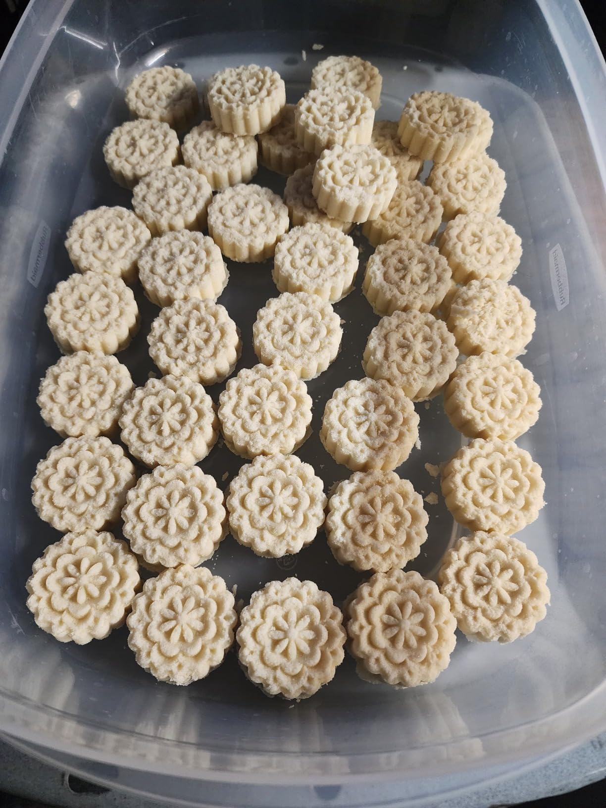 180g 5pcs Cookie Stamps Thickness Adjustable Moon Cake Mold Set, Cookie Press DIY Decoration Hand Press Cutter Cake Dessert Mold customer photo 2