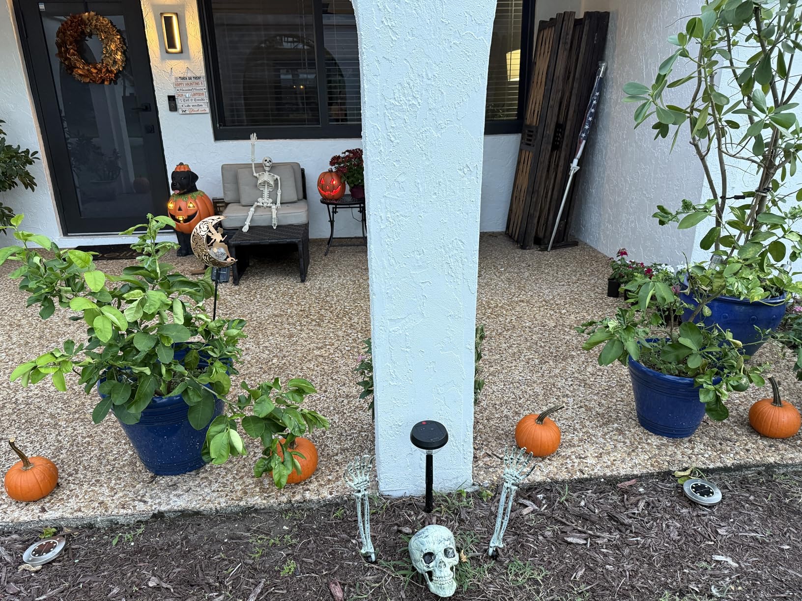 AISENO Realistic Skeleton Stakes Halloween Decorations for Lawn Stakes Garden Halloween Skeleton Decoration customer photo 2
