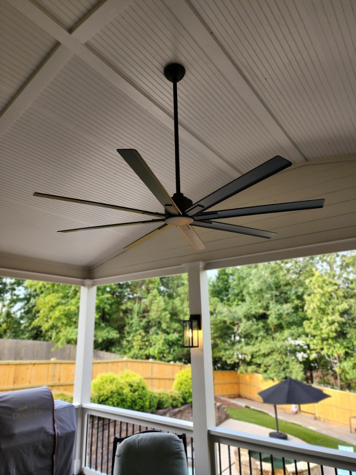 Minka-Aire F896-65-CL Xtreme H2O 65 Inch Outdoor Ceiling Fan with DC Motor in Coal Finish customer photo 2