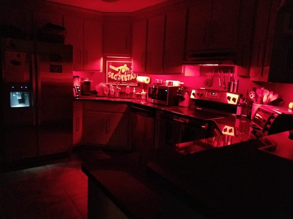 Under Cabinet LED Lighting, Dimmable Under Counter Lights, WiFi Smart Controlled,RGB,12 Inch, Multicolor Linkable Lamps with Remote Control, Compatible with Alexa Google Home (6 Pack) customer photo 2