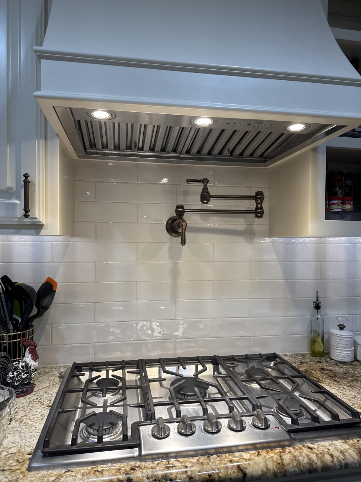 GE Profile Smart Range Hood Insert | 30 Inch Kitchen Exhaust Fan with 4 Speeds, Dimmable LED Lights | Wifi Connectivity & Smart Home Kitchen Essentials | 610 CFM | Stainless Steel customer photo 1