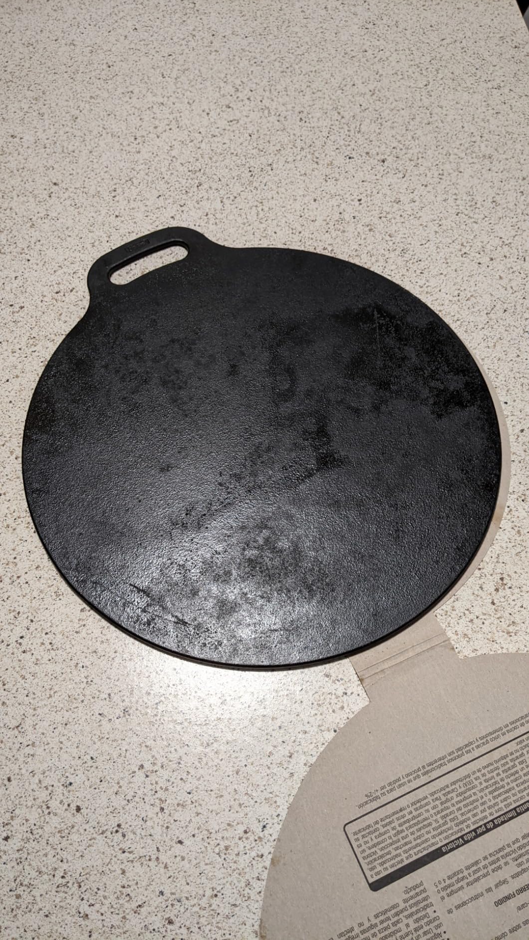 Victoria 12-Inch Cast Iron Tawa Dosa Pan, Seasoned with Flaxseed Oil, Made in Colombia customer photo 2