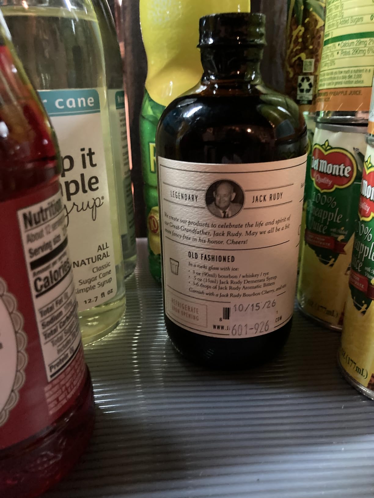 Jack Rudy Cocktail Demerara Syrup (8 ounce) | Amber Demerara Sugar | Syrup for Cocktail Mixers, Coffee, and Desserts customer photo 1