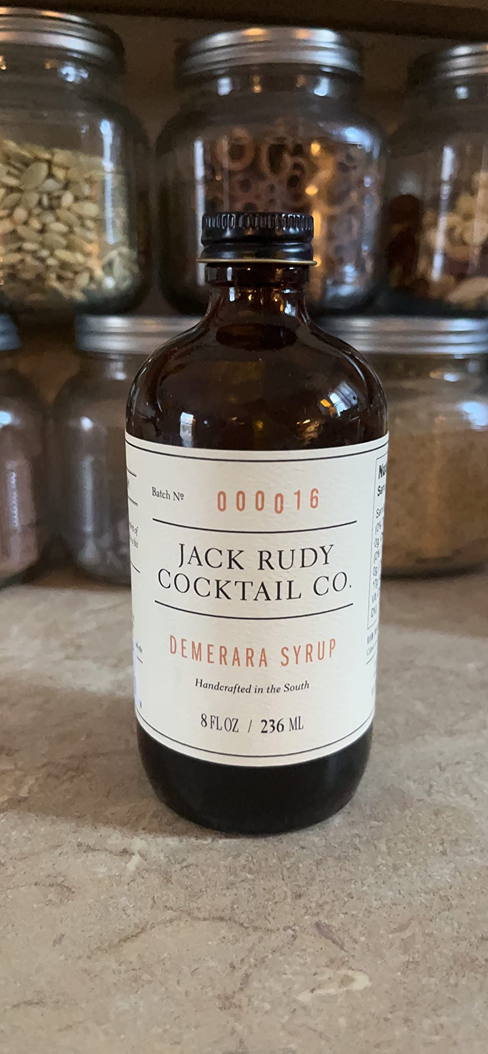 Jack Rudy Cocktail Demerara Syrup (8 ounce) | Amber Demerara Sugar | Syrup for Cocktail Mixers, Coffee, and Desserts customer photo 2