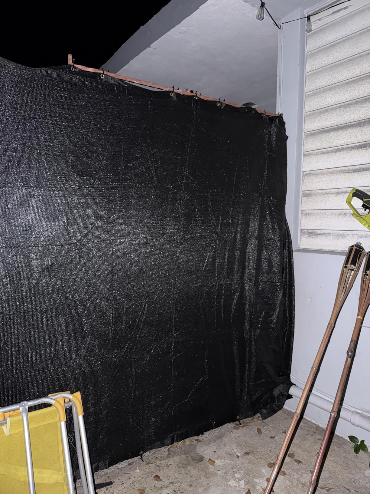UPGRADE Privacy Screen 6' x 50' Fence Commercial Shade Cover with Brass Grommets Heavy Duty Perfect for Outdoor Back Yard, Black, Customizable customer photo 2