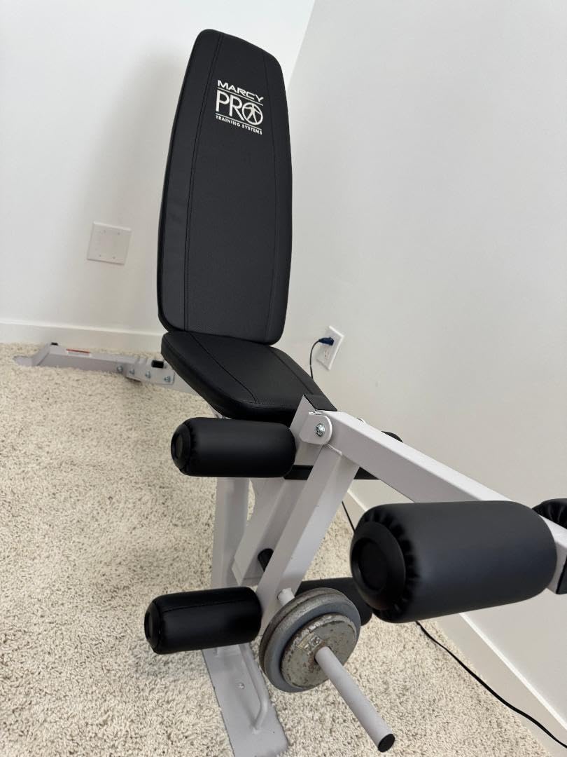 Marcy Adjustable Weight Bench w/Dual Leg Developer for Home Gym Workouts customer photo 1