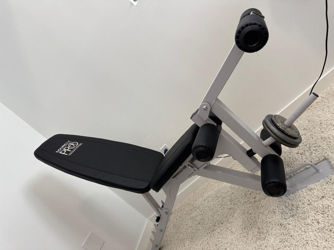 Marcy Adjustable Weight Bench w/Dual Leg Developer for Home Gym Workouts customer photo 2