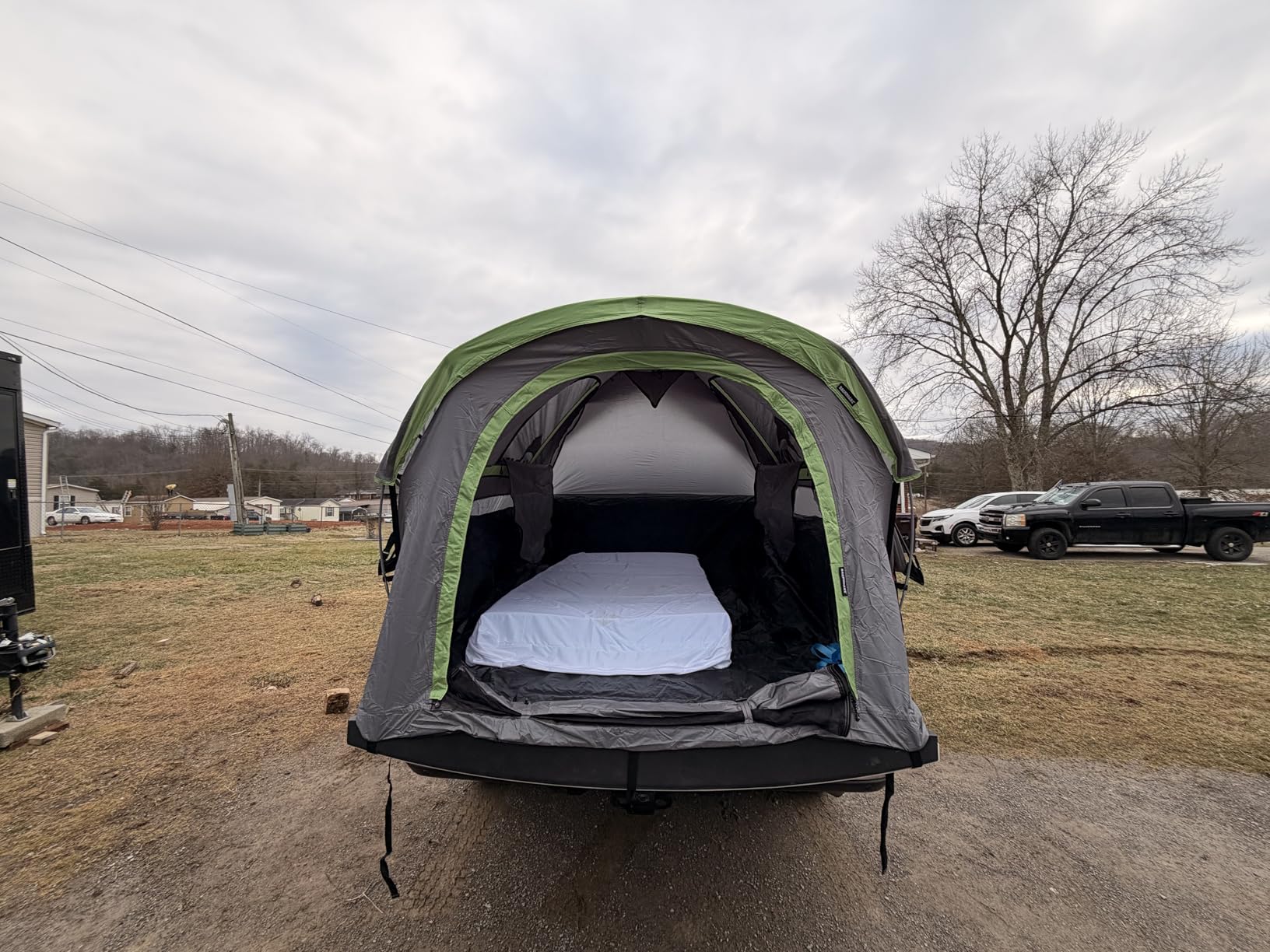 Napier Backroadz Truck Tent | Pickup Truck Bed Camping Tent | Rainfly for Water Protection | Sturdy and Spacious 2-Person Truck Tent | Easy 10-Minute Setup | Gray/Green customer photo 2