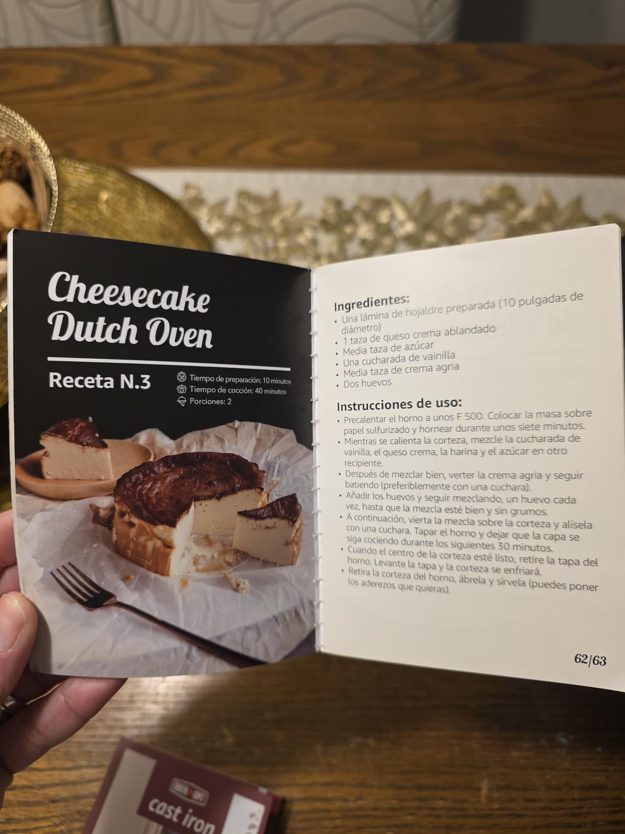 Overmont Camp Dutch Oven Pre Seasoned Cast Iron Lid Also a Skillet Casserole Pot with Lid Lifter for Camping Cooking BBQ Baking 6QT(Pot+Lid) customer photo 1