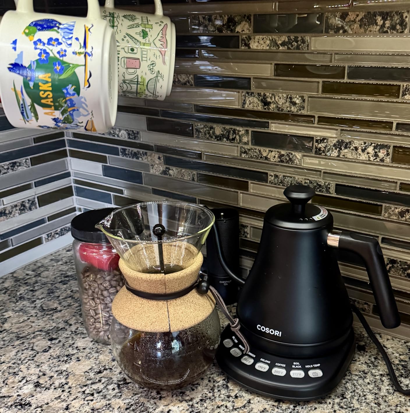 Bodum 34oz Pour Over Coffee Maker, High-Heat Borosilicate Glass with Reusable Stainless Steel Filter and Cork Grip customer photo 2