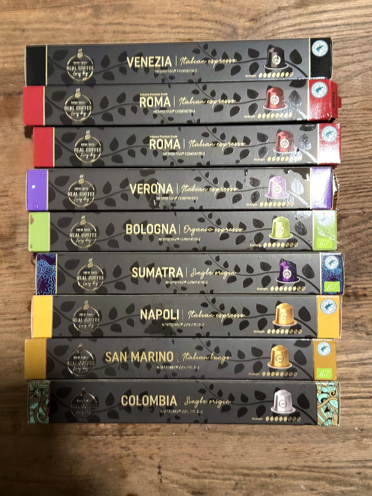 Mixed Variety Pack for Nespresso | 100 Test Winning Aluminum Capsules | 9 Distinctive Italian Flavors | 100% Nespresso Compatible Pods customer photo 1