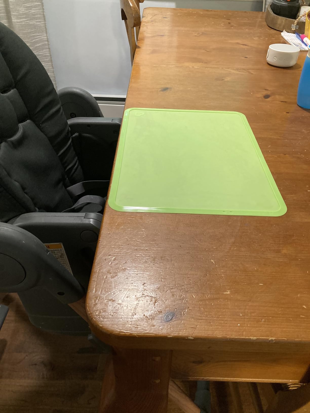 Munchkin® Spotless™ Silicone Placemats for Kids, 2 Pack, Blue/Green customer photo 2