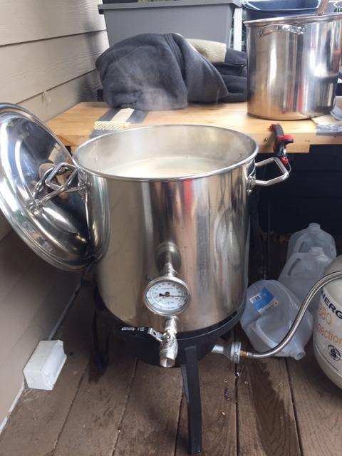 CONCORD Stainless Steel Home Brew Kettle Stock Pot (Weldless Fittings) (20 QT/ 5 Gal) customer photo 1