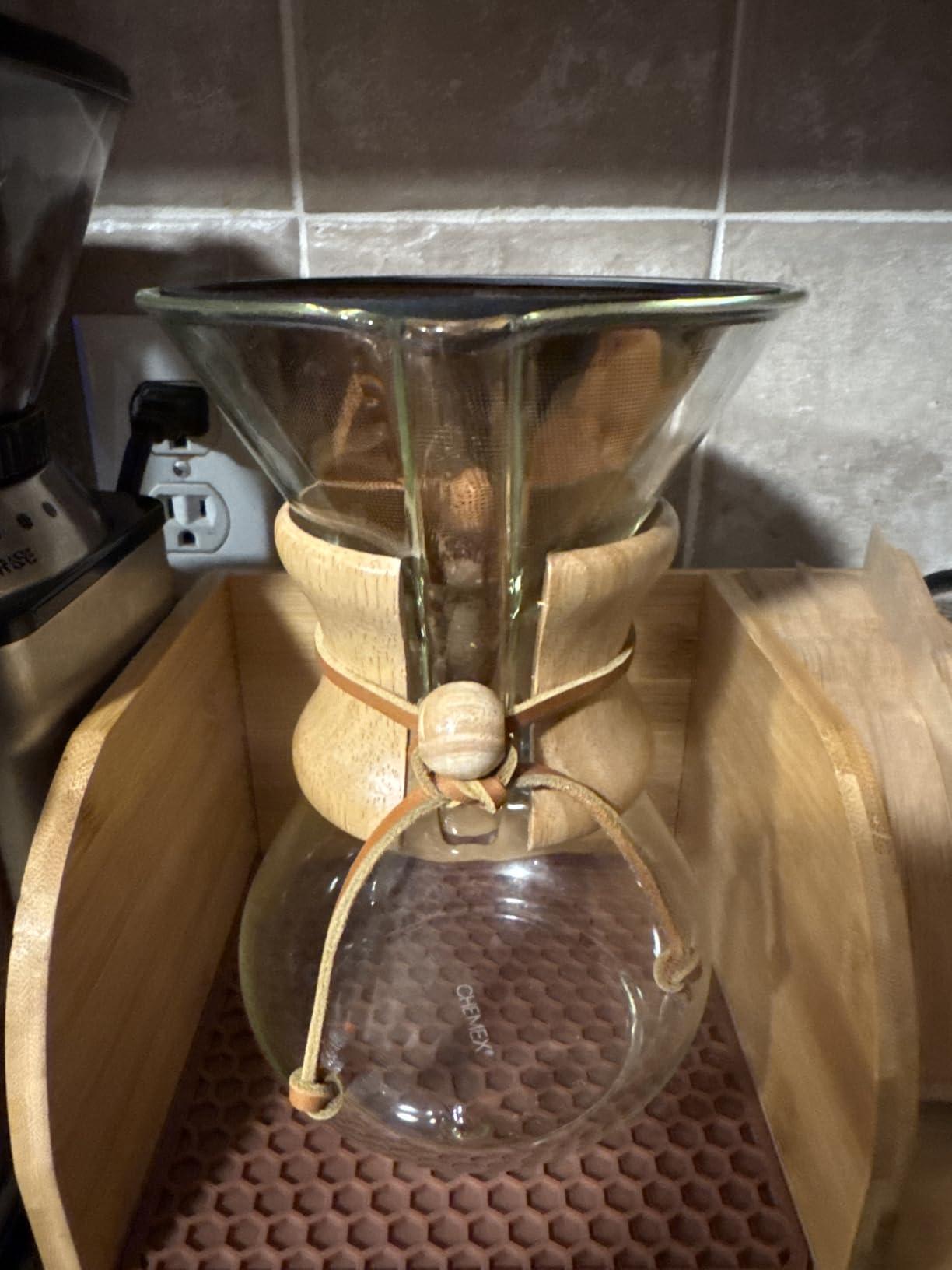 Barista Warrior Reusable Cone Coffee Filter - Stainless Steel Pour Over for Chemex, Hario V60 & Drippers, Eco-Friendly Metal Mesh, Easy to Clean - Copper customer photo 2