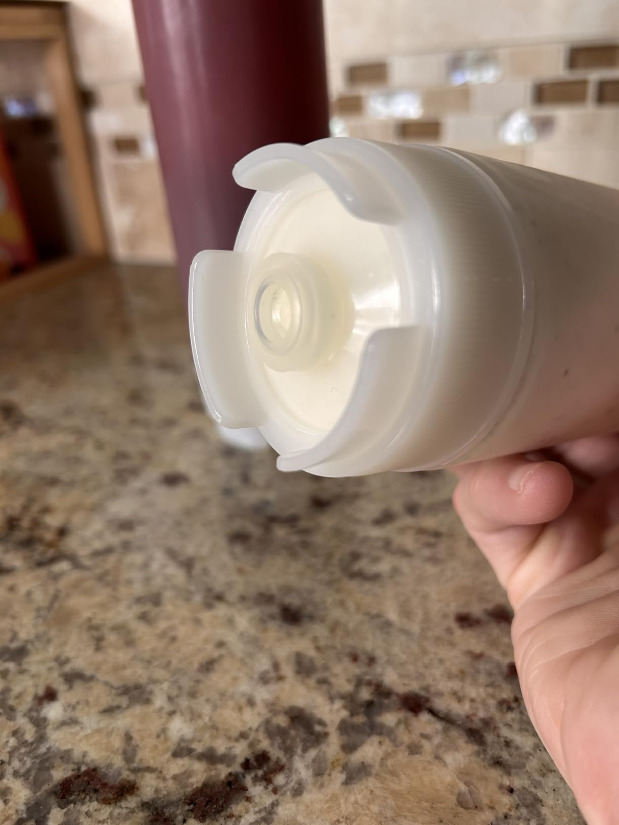 Set of 6 Inverted Condiment Squeeze Bottles 16 oz - Upgraded Design with Added Sealing Gaskets, Self-Closing Valve customer photo 1