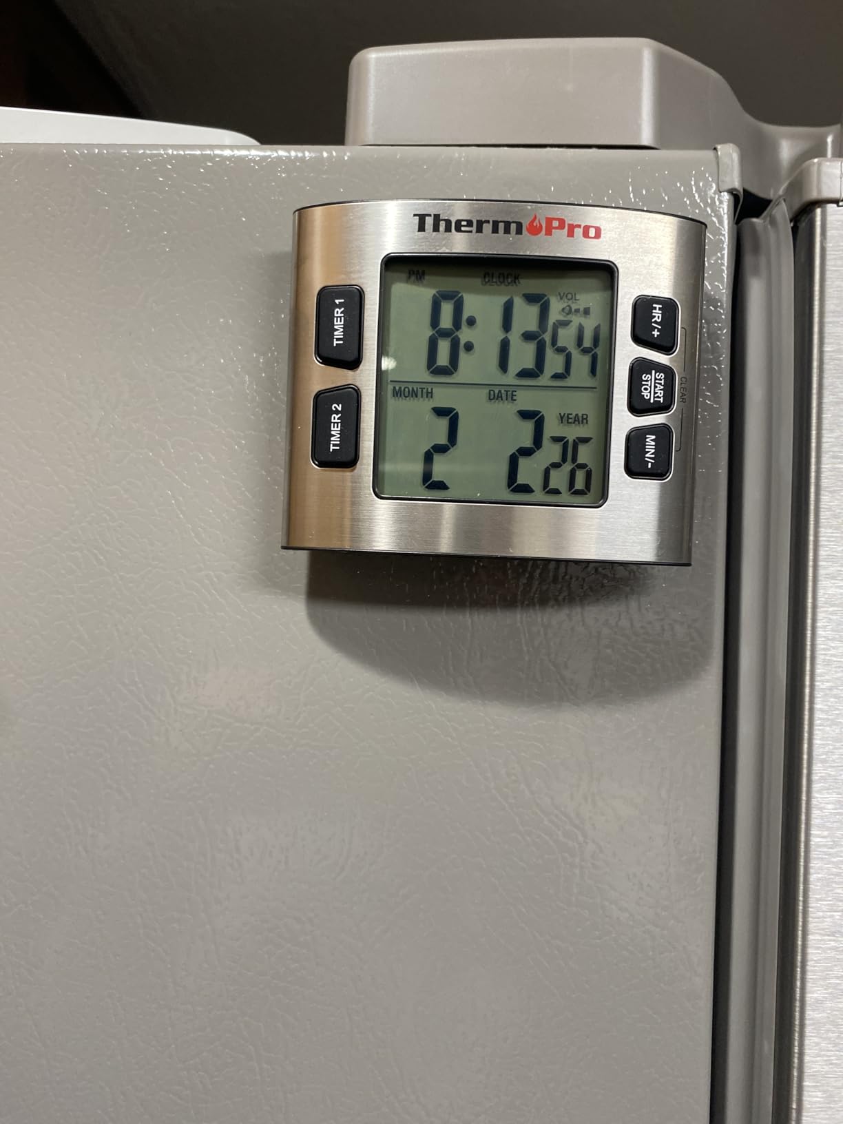 TempPro TM02 24H Digital Timer with Dual Kitchen Timers for Cooking, Magnetic Timer Clock with Adjustable Alarm Volume & LCD Backlit Display, Classroom Timer for Kids & Teachers(Previously ThermoPro) customer photo 1