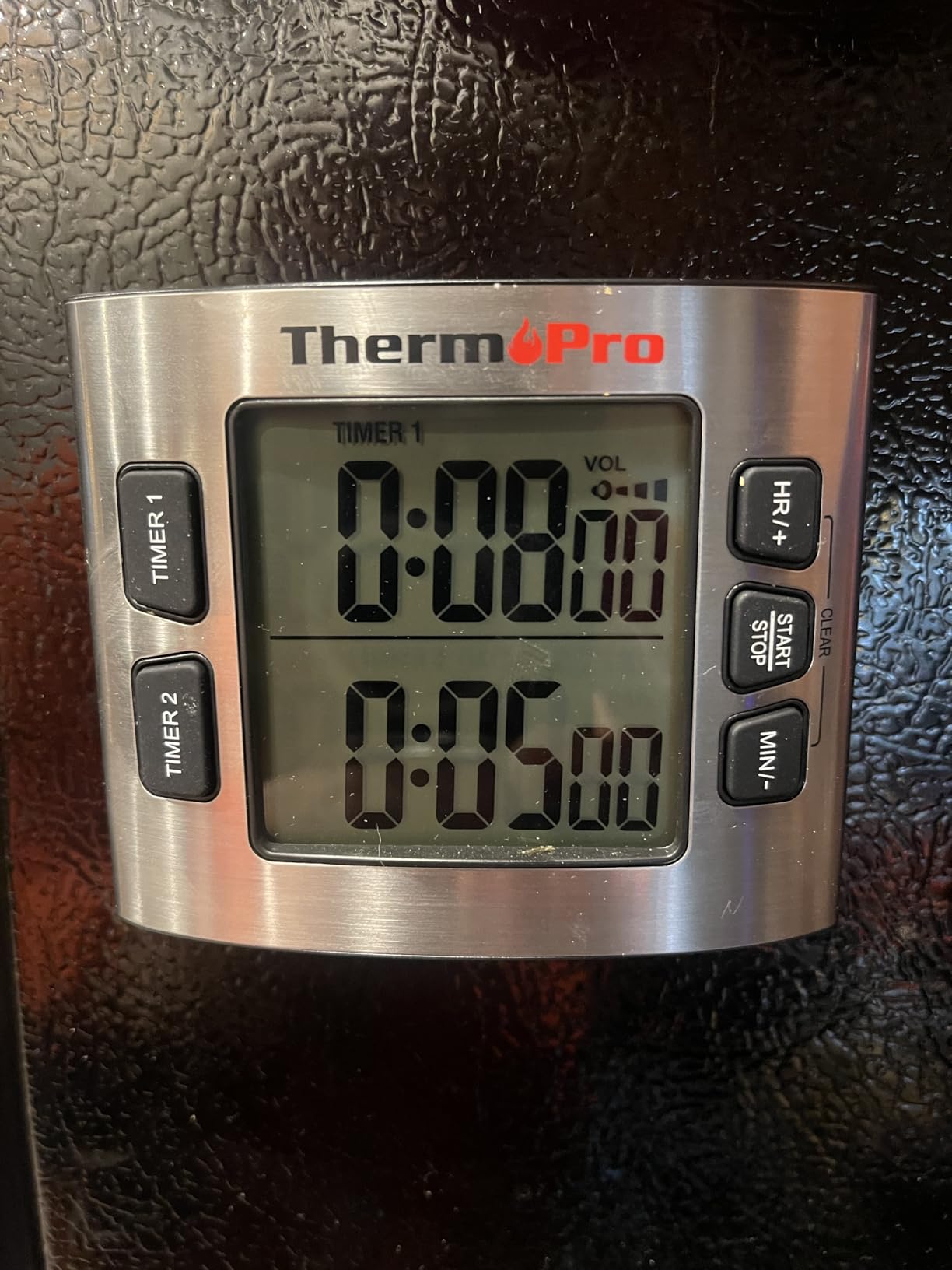 TempPro TM02 24H Digital Timer with Dual Kitchen Timers for Cooking, Magnetic Timer Clock with Adjustable Alarm Volume & LCD Backlit Display, Classroom Timer for Kids & Teachers(Previously ThermoPro) customer photo 2