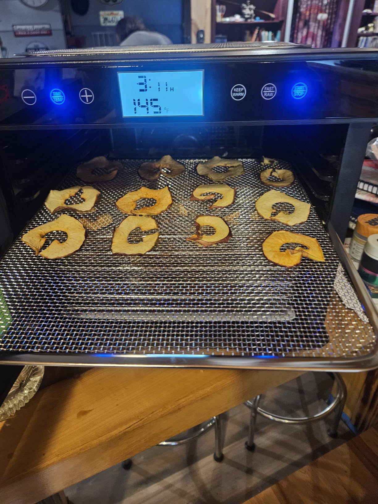 Magic Mill Premium Food Dehydrator Machine (10 Extra-Large Stainless Steel Trays) 700W Dryer for Beef Jerky, Fruits, Vegetables, Dog Treats, 48 Hour Digital Timer - 95°-167° Temperature Control customer photo 1