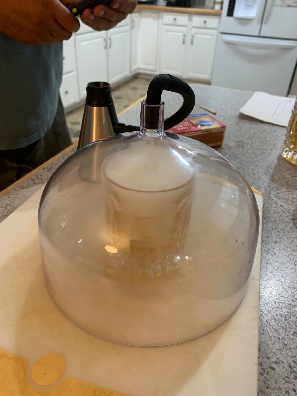 CucinaPro Handheld Smoking Gun Food Smoker with Large Dome Lid- Portable Cold Smoke Infuser for Meat Cheese Cocktails, BBQ, Nuts, Fish customer photo 2