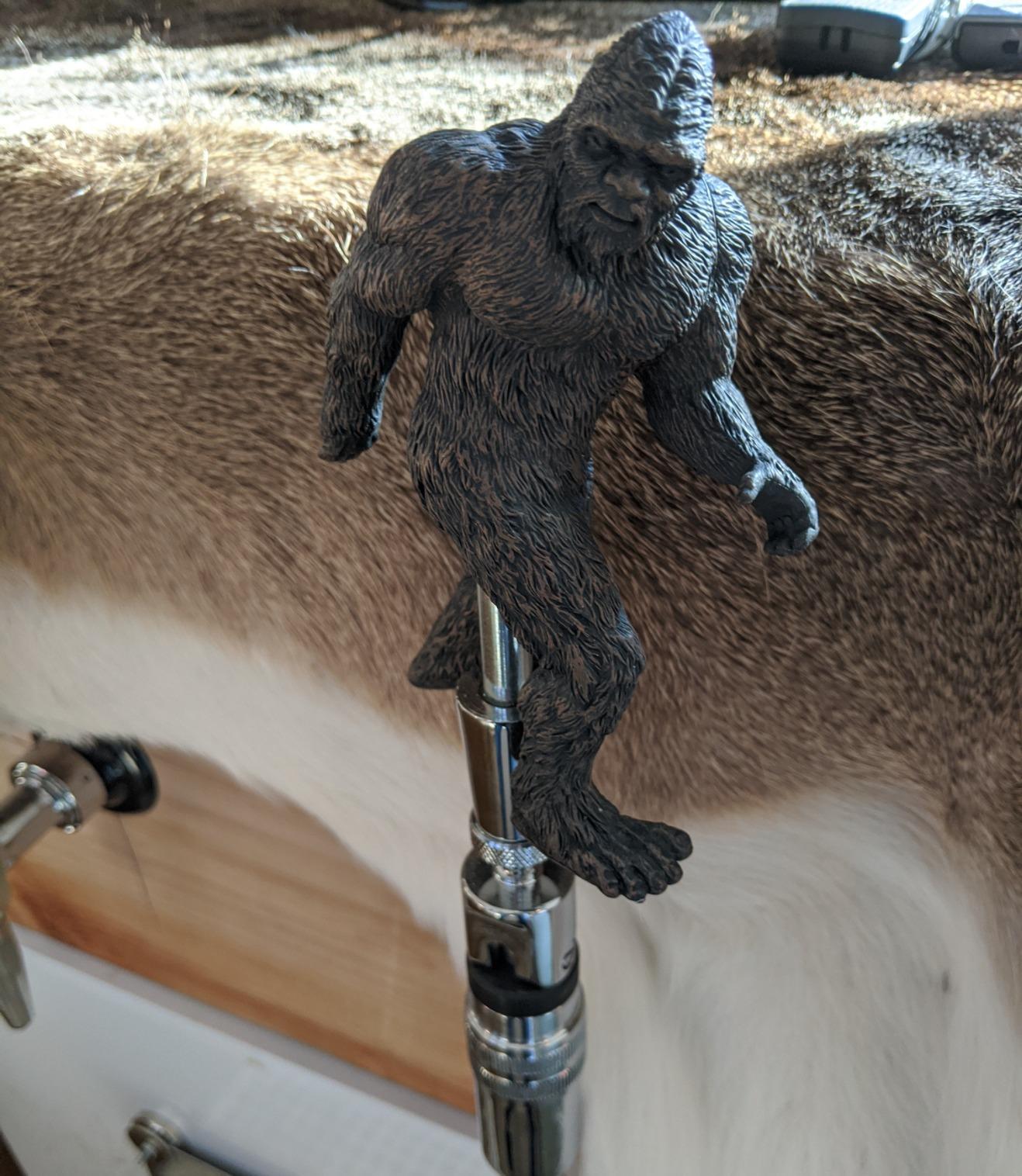 Custom Big Foot Beer Tap Handle Sports Bar Sasquatch Abominable Snowman Monster Yeti Skunk Ape Sci-Fi customer photo 1