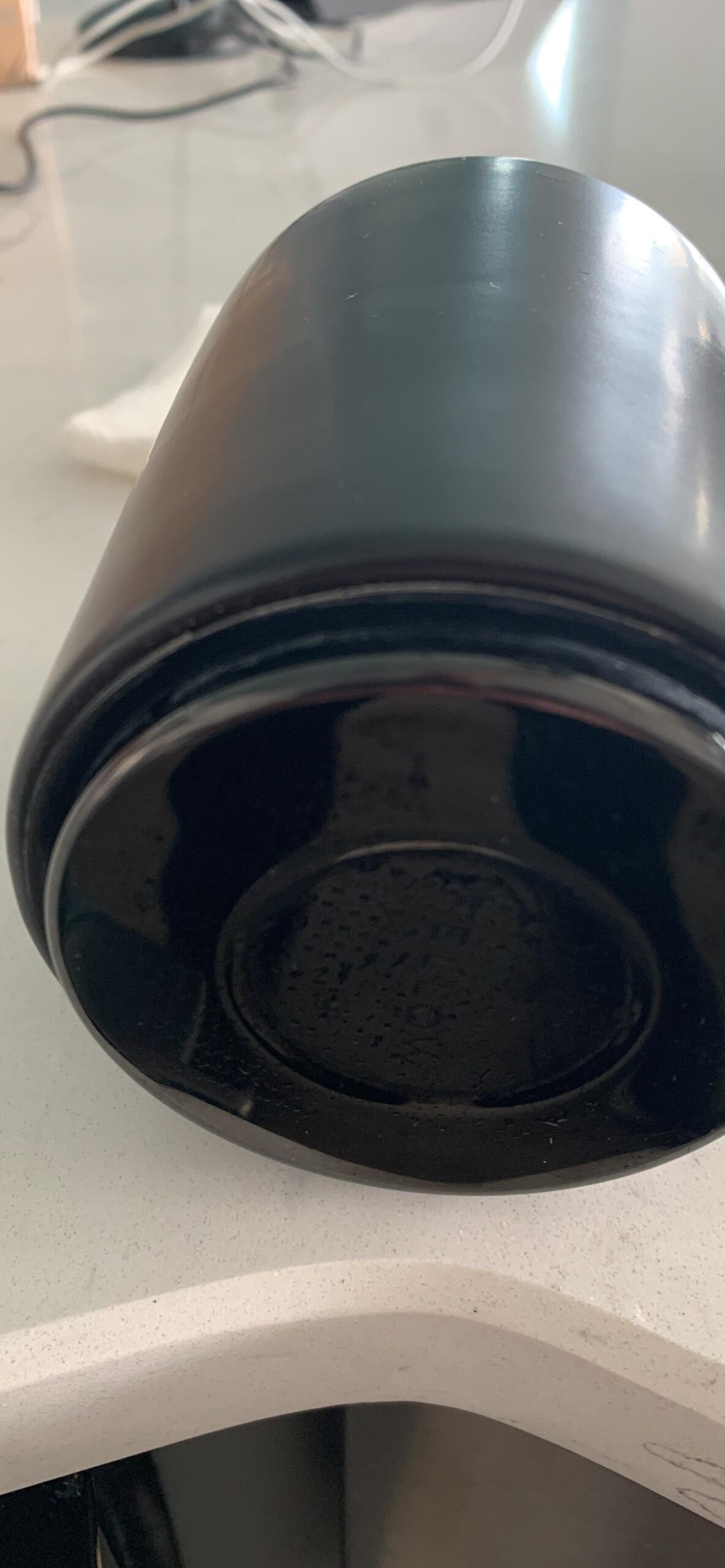Fellow Monty Latte Art Cup 11oz - Double Wall Ceramic Latte Mug for Cappuccino, Espresso & Barista, Crema-Lifting Slope, Stackable, Matte Black customer photo 2