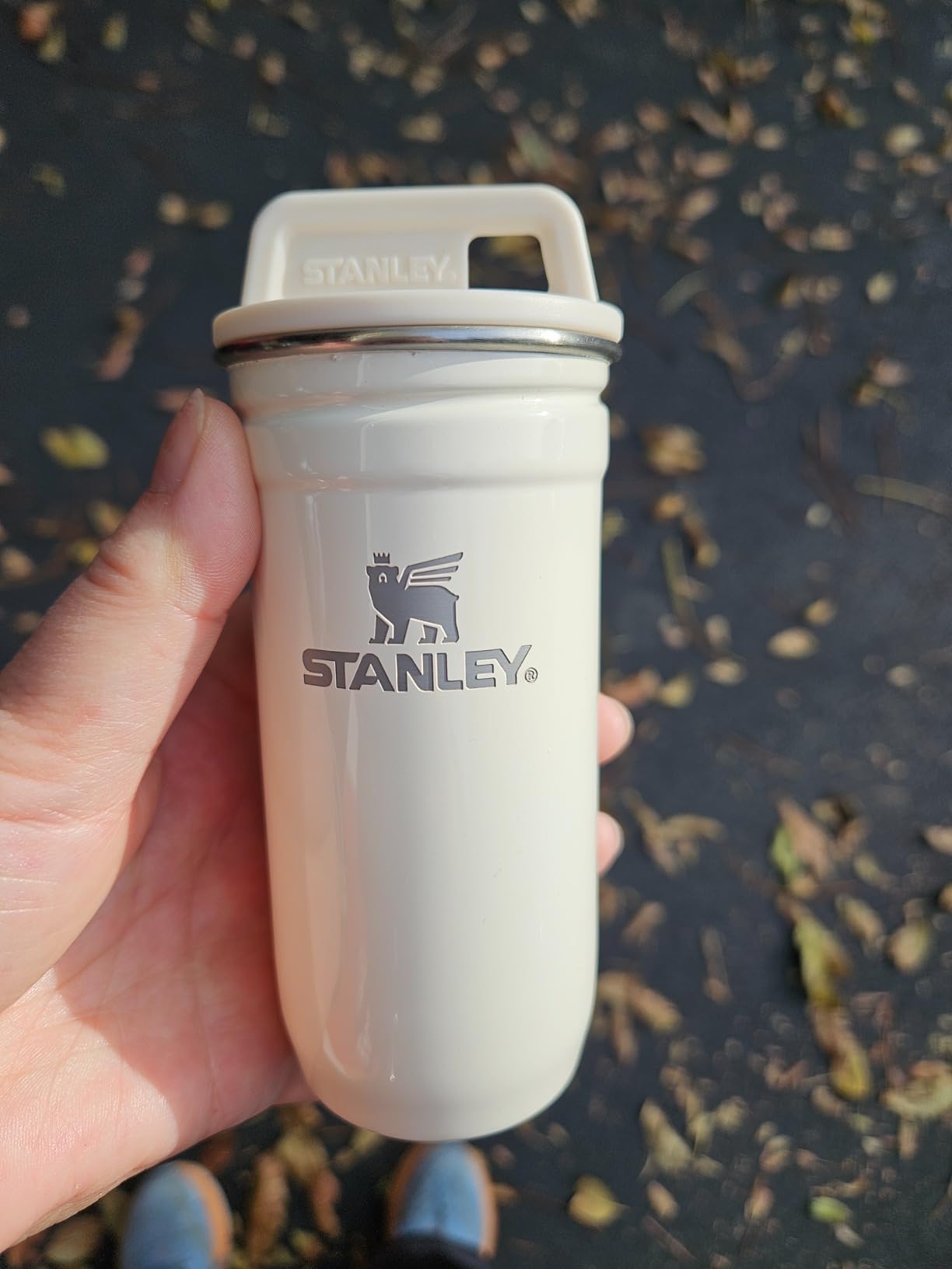 STANLEY Adventure Pre-Party Nesting Shot Glass Set | 4 Shot Glasses in Travel Carrying Case | 2 oz Stainless Steel Shooters | BPA-Free | Hammertone Green customer photo 1