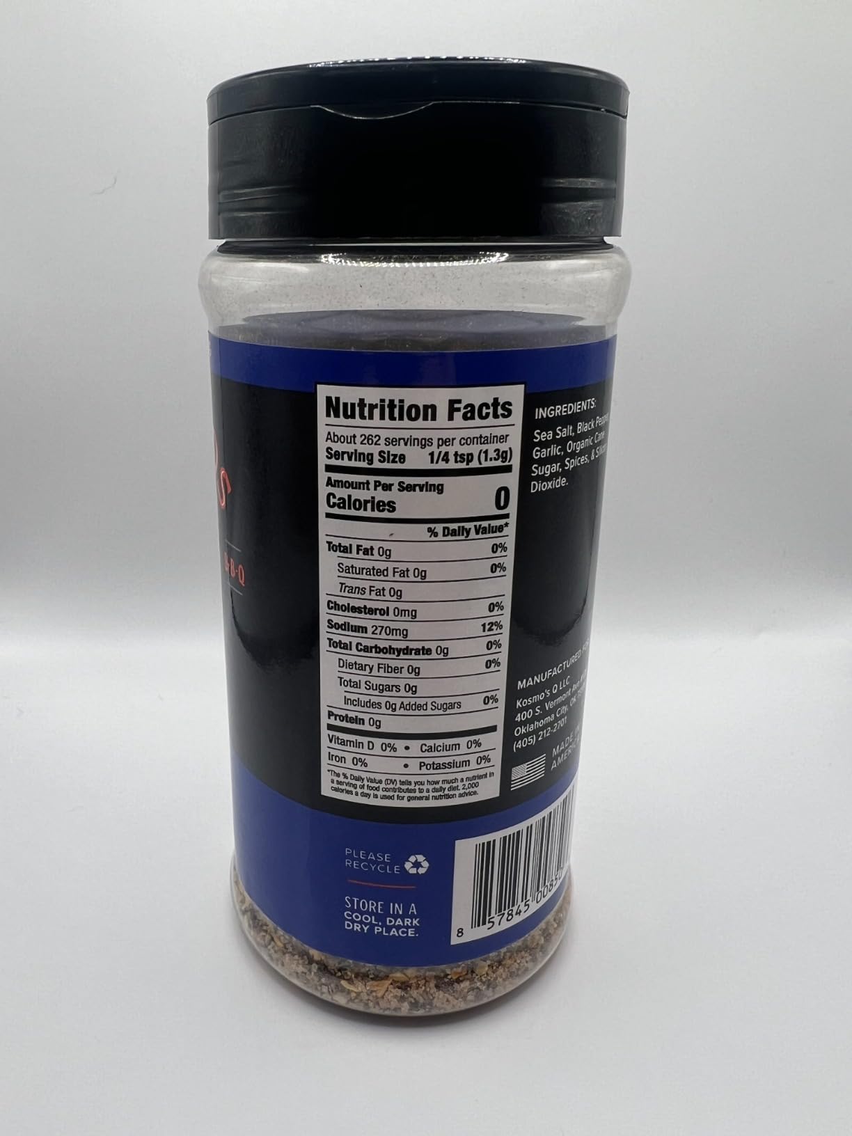 Kosmos Q SPG BBQ Dry Rub, Bold Salt Pepper Garlic Blend with Organic Cane Sugar, BBQ Seasoning for Brisket, Chicken, Steak, Ribs, Pork, Seafood & Veggies customer photo 1
