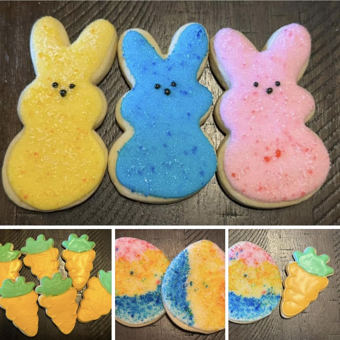 Ann Clark Cute Easter 3-Pc. Cookie Cutter Set, Made in USA, Easter Bunny, Carrot and Egg customer photo 1