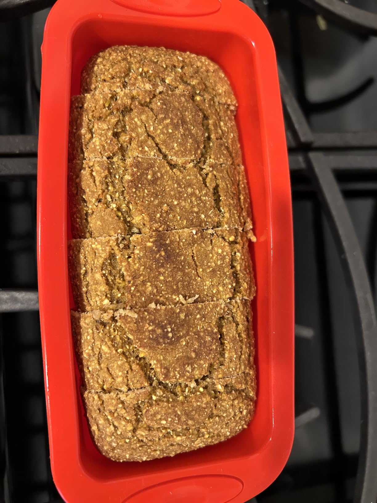 SILIVO Silicone Bread and Loaf Pans (2 Pack) - Nonstick Silicone Baking Mold for Homemade Loaf, Bread and Meatloaf - 8.9x3.7x2.5 inch customer photo 1