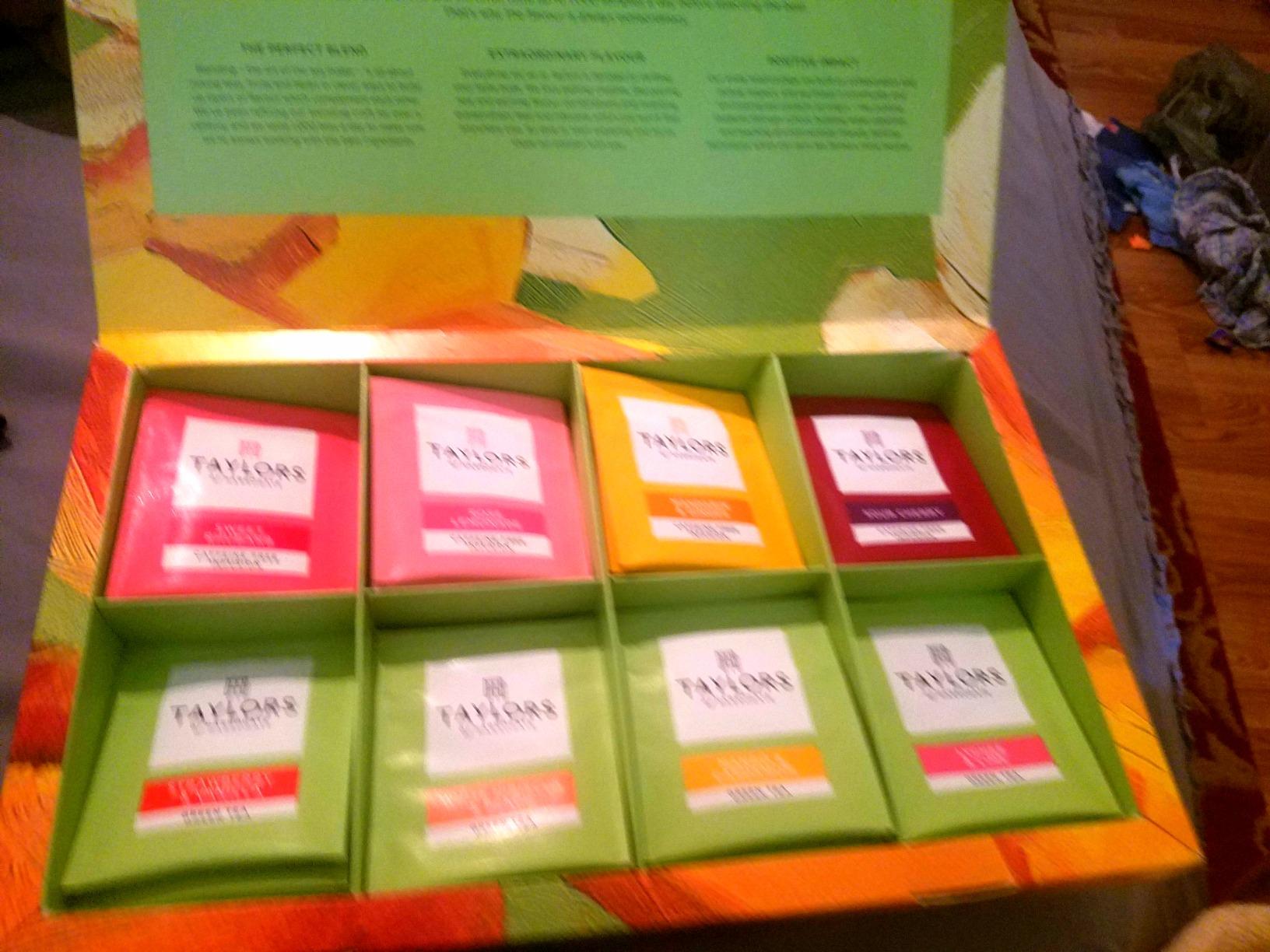 Taylors of Harrogate Assorted Green & Herbal Teas Sampler, Variety Pack Gift Box, Individually Wrapped Bags, 48 Count (Pack of 1), Premium Green & Herbal Teas, Mixed Caffeinated & Caffeine-Free Selection, 48 Teabags customer photo 2