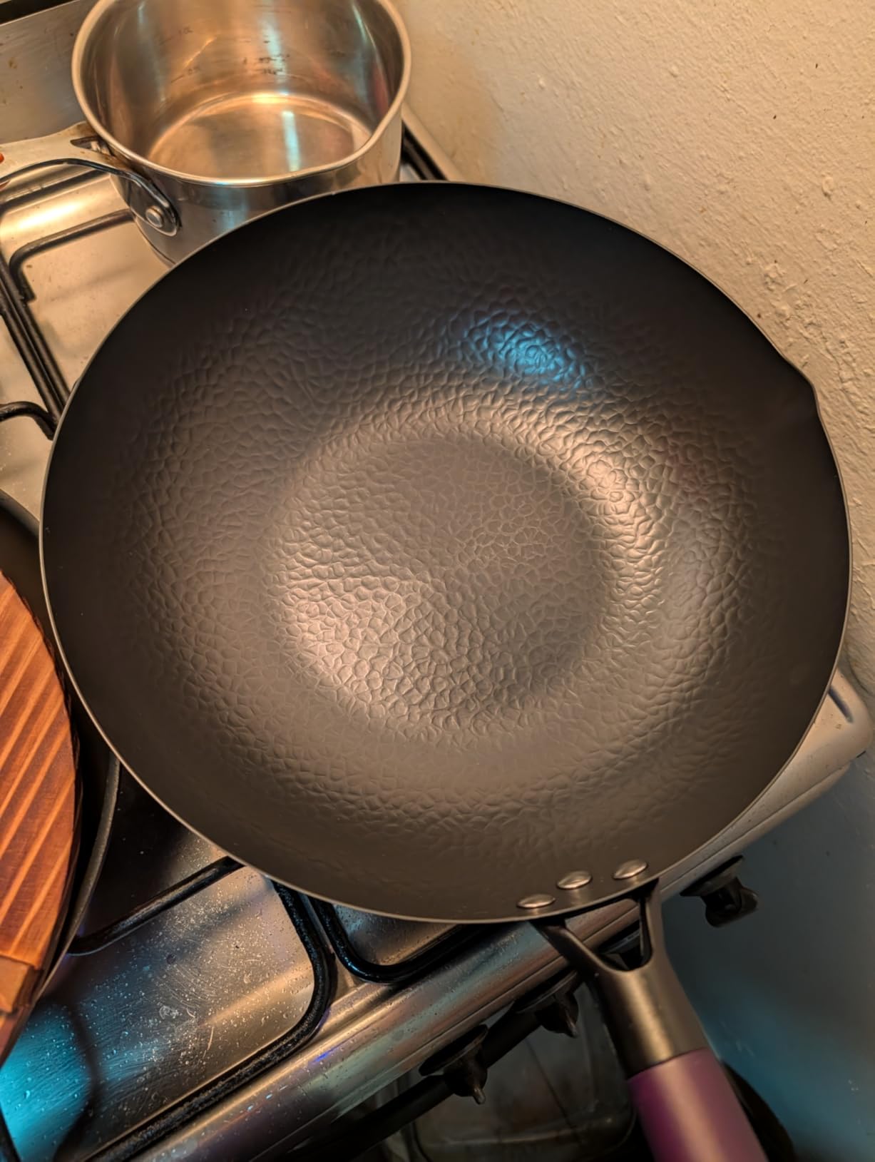 Souped Up Recipes 12.5 Inch Carbon Steel Wok For Electric, Induction and Gas Stoves customer photo 2
