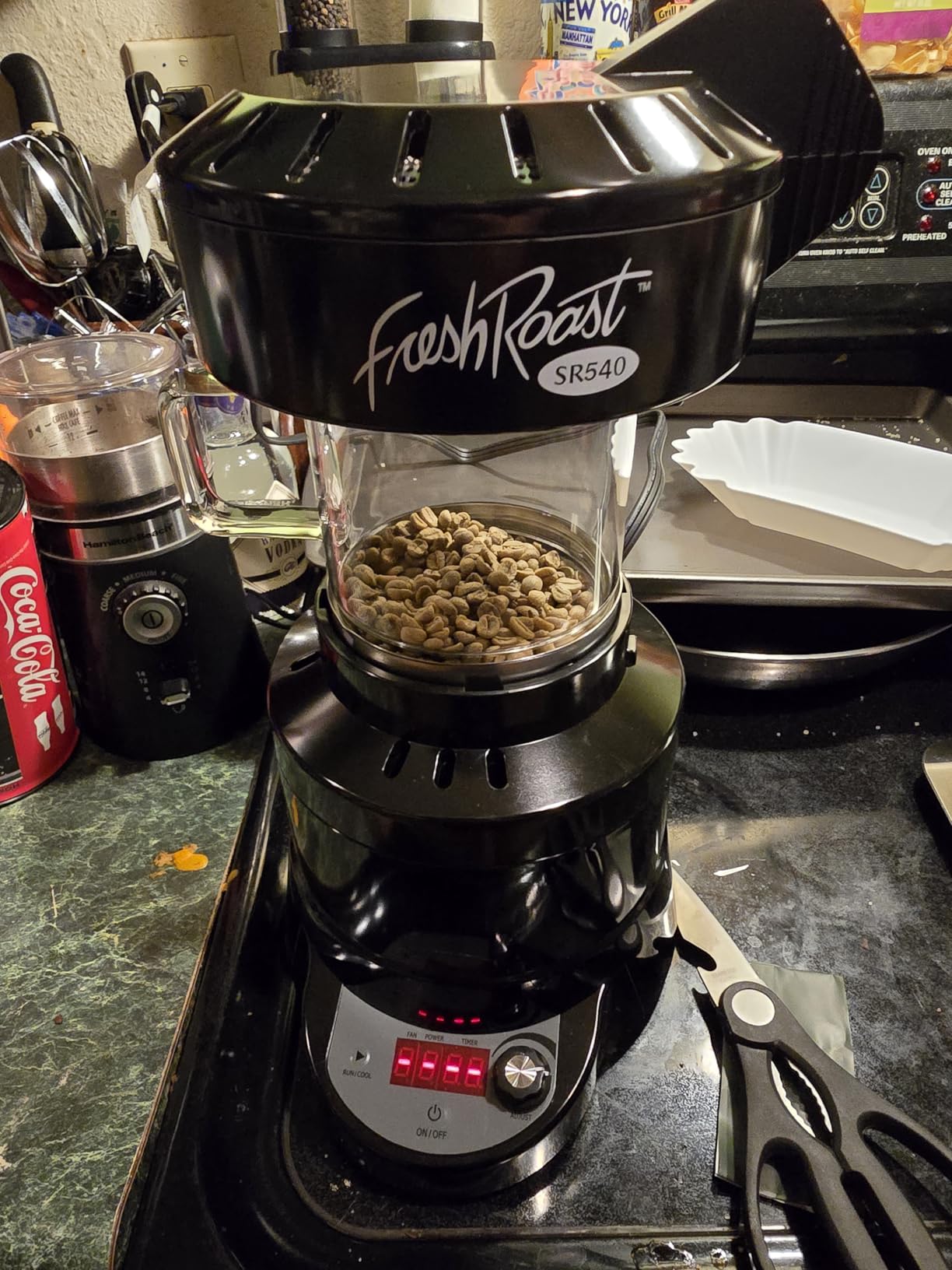 SR540 Automatic Coffee Bean Roaster | Roast Coffee At Home | Variable Heat Settings | Convection Fan Control | Digital Status Display | Speed Roasting System customer photo 1