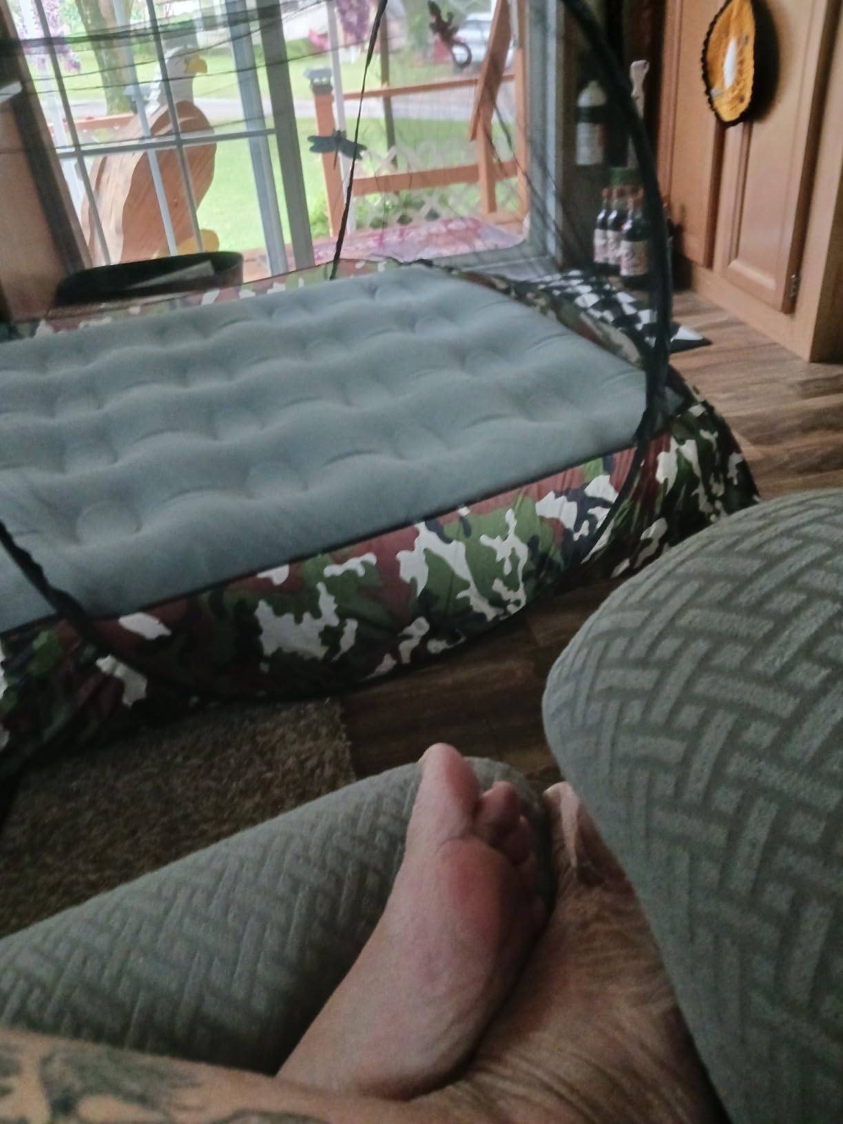 EnerPlex Camping Air Mattress with Built in Pump - Twin Blow Up Mattress for Travel & Guests - Portable Bed for Adults and Kids - Grey customer photo 1