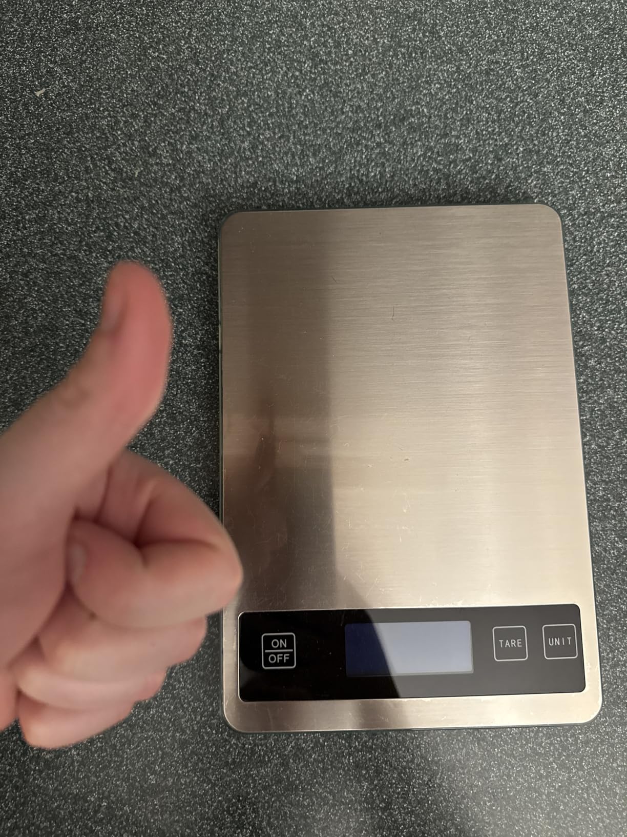 Nicewell Food Scale, 22lb Digital Kitchen Scale Weight Grams and oz for Cooking Baking, 1g/0.1oz Precise Graduation, Stainless Steel and Tempered Glass (Ash Silver) customer photo 2