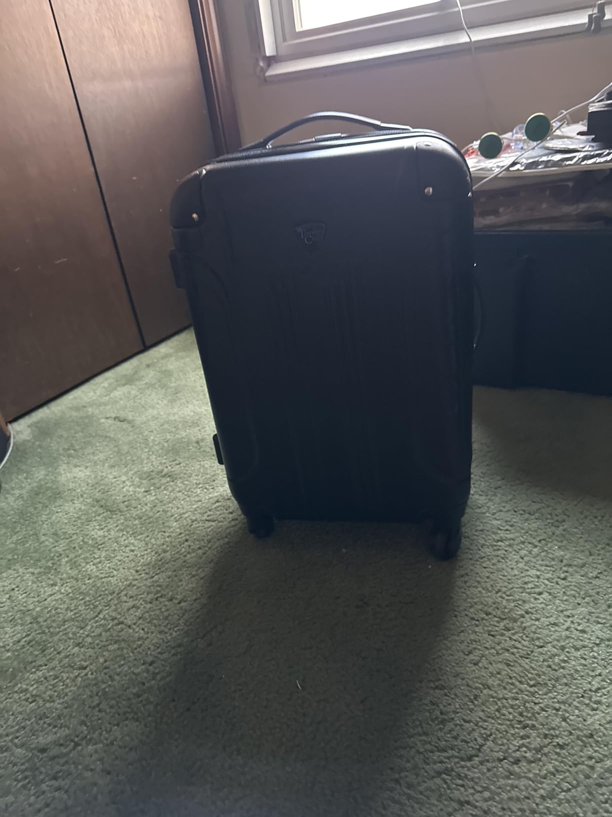 Travelers Club Chicago Hardside Expandable Spinner Luggages, Navy Blue, 5 Piece Set customer photo 1
