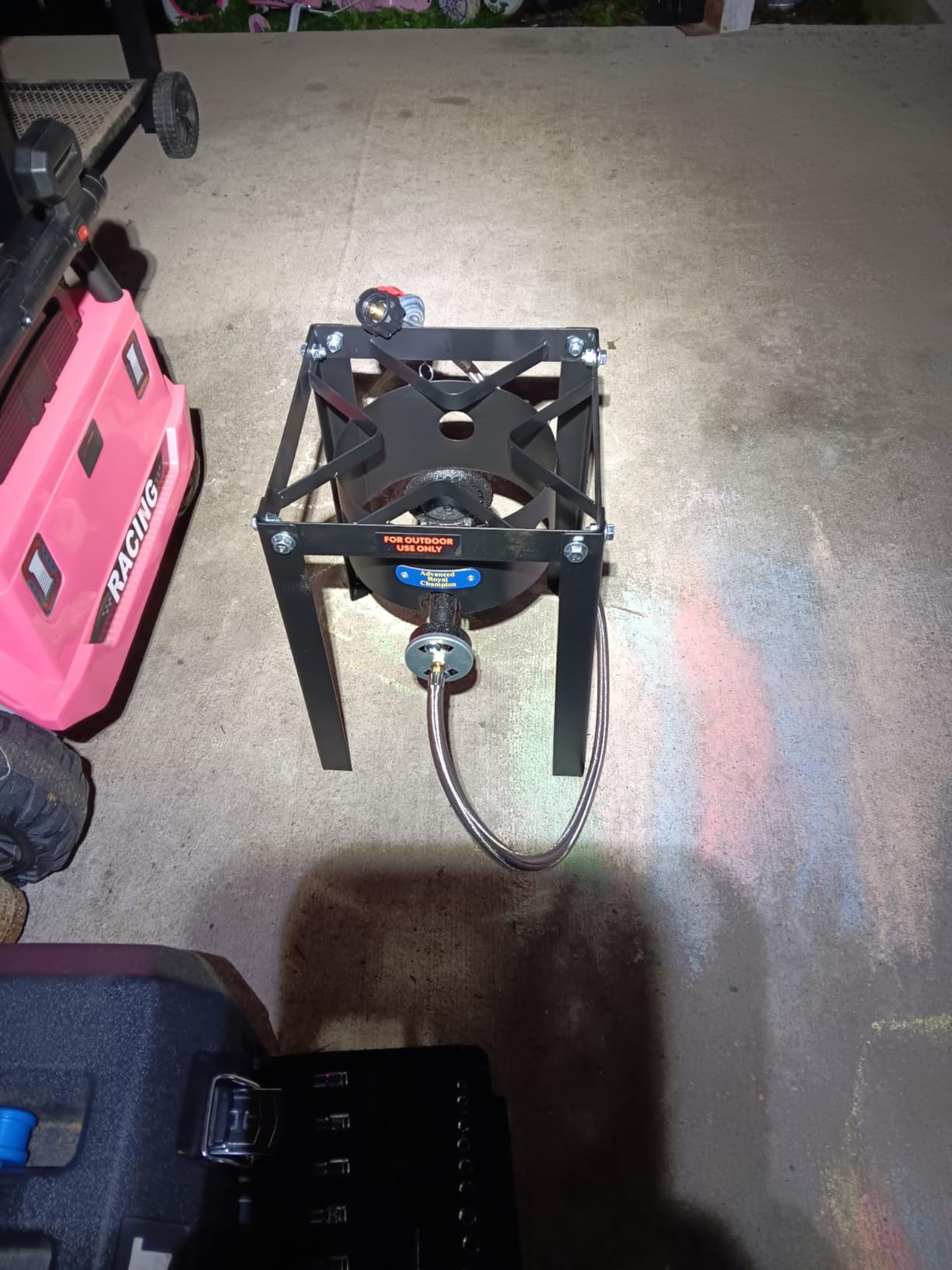 ARC 55,000BTU Propane Burner Camping Stove,Outdoor Gas Stove Burner Cooker for Cooking for Turkey Fry,Homebrewing,Crawfish Boil,and More! customer photo 1
