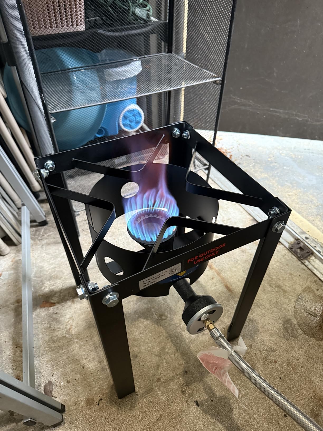 ARC 55,000BTU Propane Burner Camping Stove,Outdoor Gas Stove Burner Cooker for Cooking for Turkey Fry,Homebrewing,Crawfish Boil,and More! customer photo 2