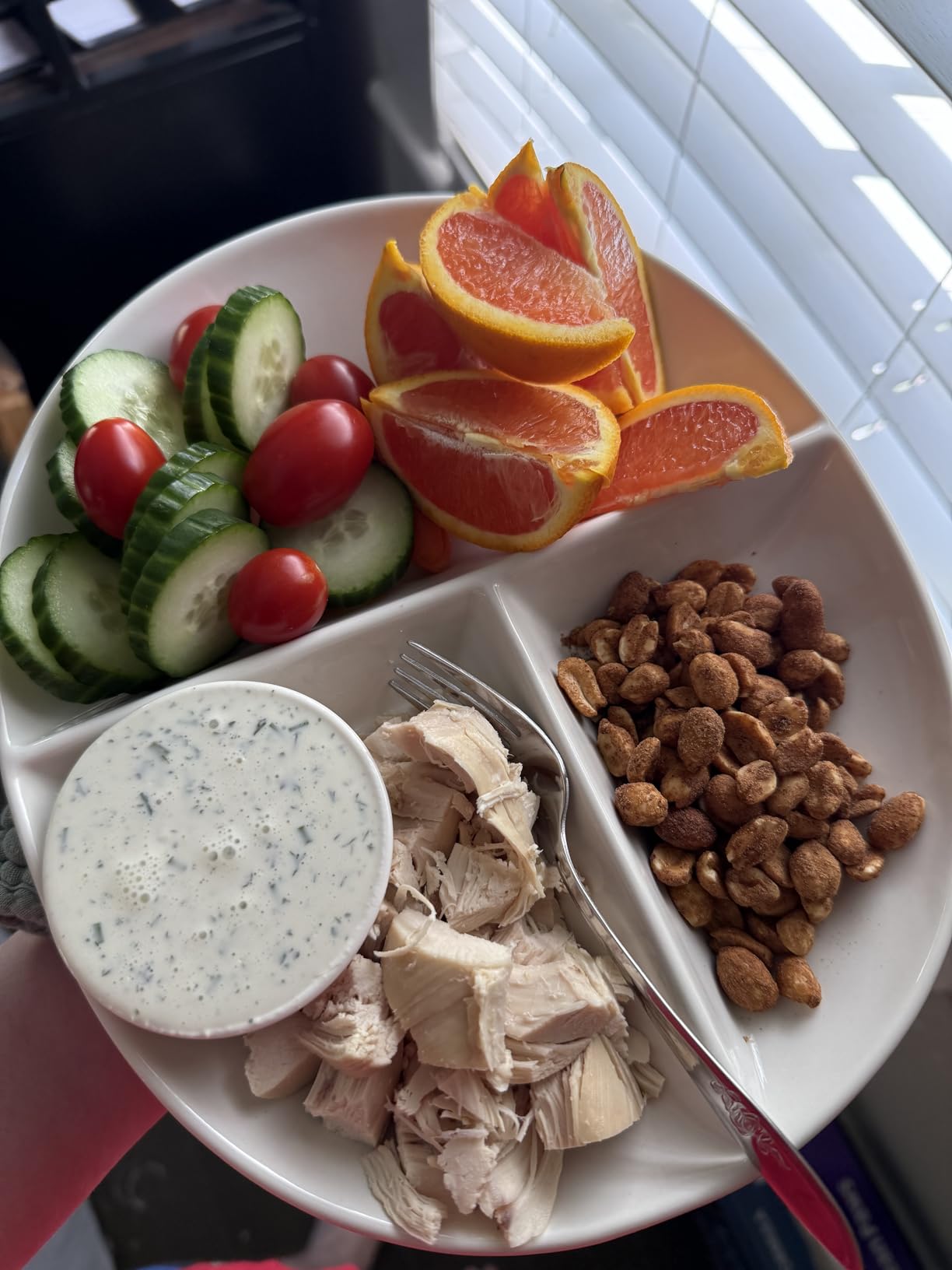 Uba Portion Control Plate (PORCELAIN) for Adults for Healthy Diet customer photo 2