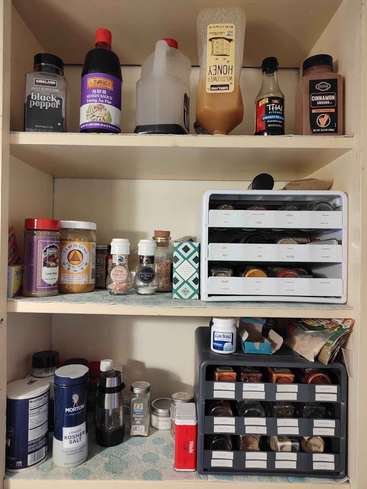 YouCopia SpiceStack Adjustable Spice Rack Organizer, Pull-Down 24-Bottle Seasonings and Spices Holder for Kitchen Cabinet and Pantry Organization with 104 Included Labels customer photo 1