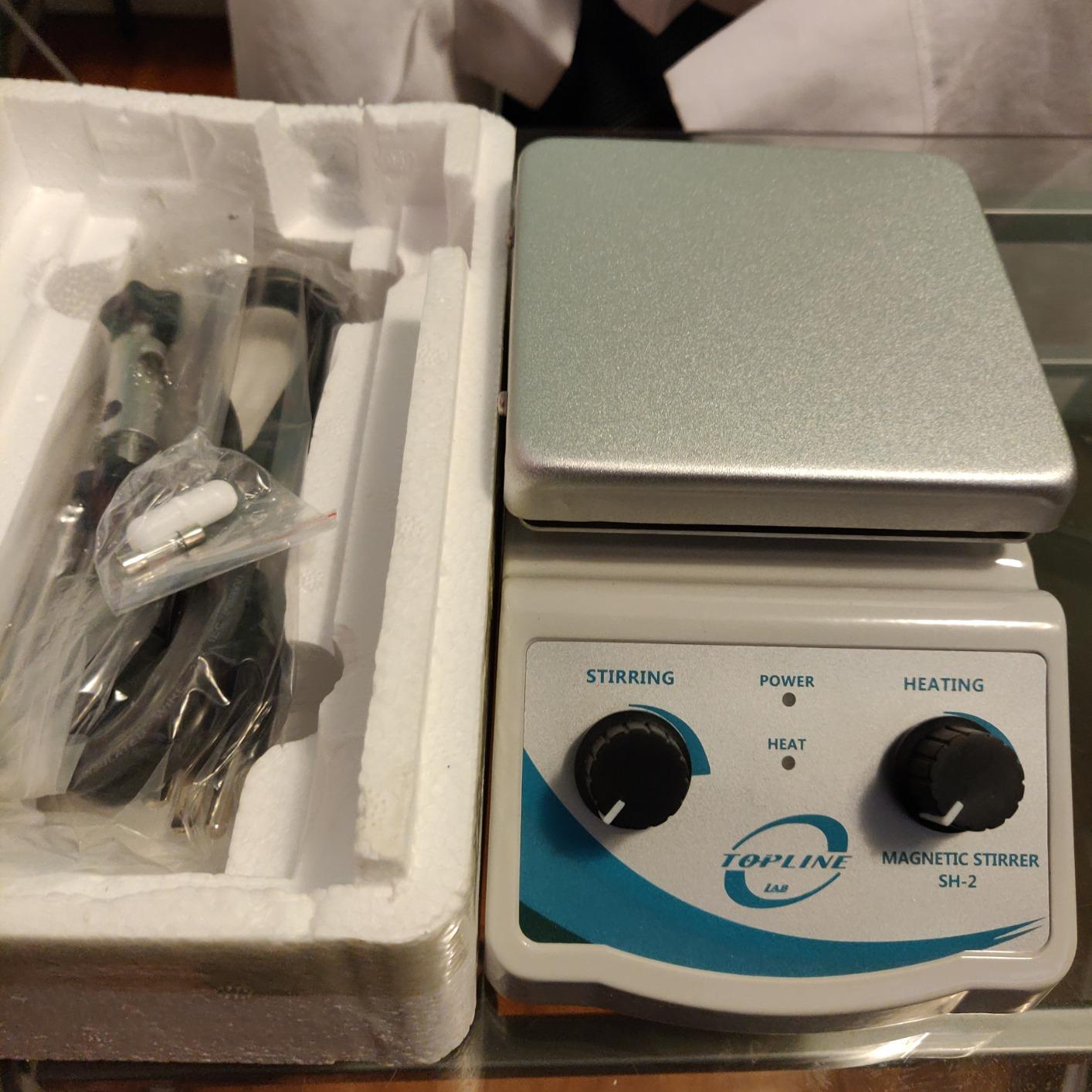 SH-3 Hot Plate Magnetic Stirrer 5000ml Volume with Dual Control and 1 Inch Stir Bar customer photo 1