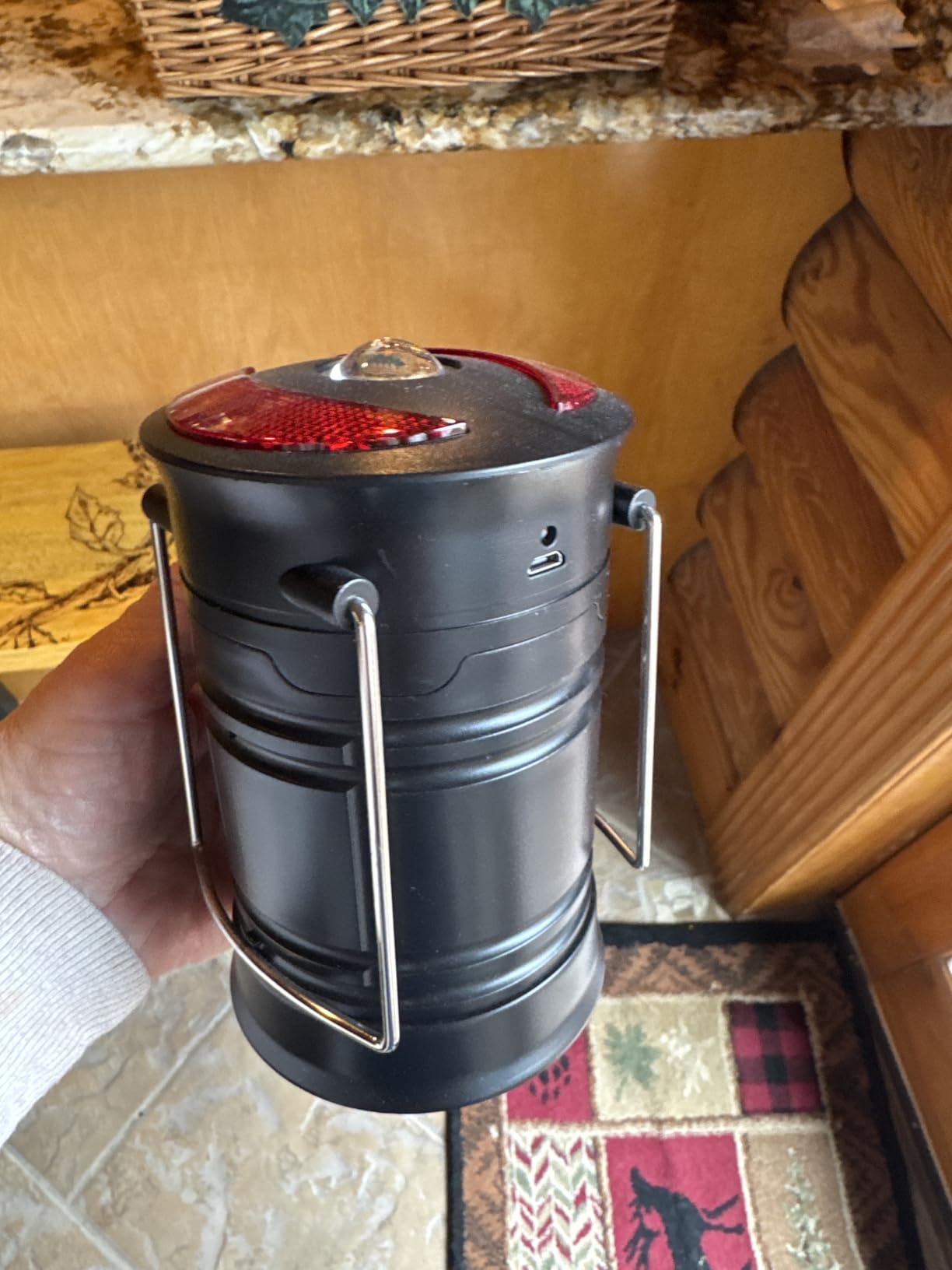 2 Pack Camping Lanterns USB Rechargeable and Battery Powered 2-in-1 LED Lanterns, Hurricane Lights with Flashlight and Magnet Base for Camping, Hiking, Emergency, Outage customer photo 2
